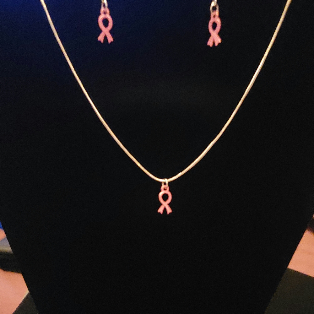 Breast Cancer Ribbon Set - Picture 1 of 1